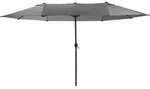 Leco Oval-Schirm anthrazit - Ma&szlig;e: 270 cm x 460 cm x 245 cm; 20300114 -...