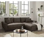 Bern Ecksofa 281 x 189 cm, mit Schlaffunktion und Bettkasten Espresso - Braun