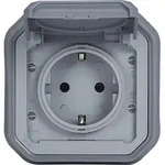 Legrand PLEXO New Aufsatz f&uuml;r Feuchtraum Steckdose inklusive Klappdeckel,