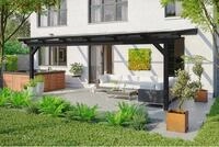 Terrassen&uuml;berdachung SKAN HOLZ Ancona 648 x 350 cm anthrazit