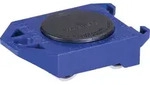 WAGNER Transporthilfe ROLLY SOFT - 12 x 8 x 3,5 cm, Drehteller, Kippsicherung,...