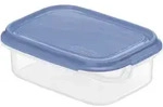 K&uuml;hlschrankdose eckig, 0,5 l RONDO, Farbe:Horizon Blue - Blau/Transparent