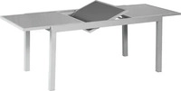 Merxx 26453-219, Merxx Gartentisch ausziehbar 180/240 x 100 cm - Aluminium