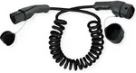 ROLINE E-Auto Spiral-Ladekabel Typ2, 3-phasig, 480VAC (3P+N+E), 32 A, 22 kW, max. 3m