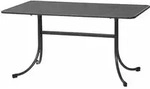 MWH Universal Gartentisch - Material: Metall, Farbe: Eisengrau, Ma&szlig;e: 145 cmx90