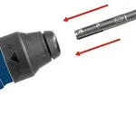 EXPERT SDS Clean max-8X Hammerbohrer mit einer Steckverbindung, 30x400x650 mm