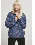 Urban Classics Damen Jacke Ladies Camo Pull Over Jacket Digital Duskviolet Camo-XS -