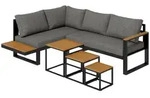 Outsunny 5-tlg. Gartenm&ouml;bel-Set, Gartengarnitur mit Ecksofa, Doppelsofa, Couchtisch,