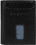 bugatti Geldb&ouml;rse Secure Slim Herren, Damen schwarz - Schwarz