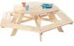 Kindersitzgarnitur 'Nicki 6-Eck' - Beige