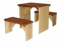 AXI ZidZed Picknick Set aus Holz | Picknicktisch & Picknickbank für Kinder