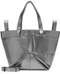 LIEBESKIND BERLIN Schultertasche Umh&auml;ngetasche Elvira Shopper Silver Stone...