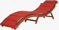 Garden Pleasure Faltliege Nassau + Auflage Sonnenliege Garten Liege Relaxliege