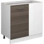 Eckunterschrank Vicco R-Line Edelgrau 86 cm ohne Arbeitsplatte, Model 37753 -