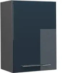 H&auml;ngeschrank Vicco Fame-Line Dunkelblau Hochglanz 50 cm, Model 48828 -