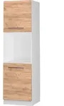 Herdumbauschrank Vicco Fame-Line Goldkraft Eiche 60 cm mit offenem Regal, Model...