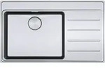 Franke Mythos MYX 211-86 A - 127.0642.074 Edelstahlsp&uuml;le geb&uuml;rstet - Silber
