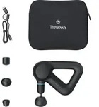 Therabody Theragun Prime, Perkussions-Massage, Universal, Schwarz, LCD, Batterie, 120
