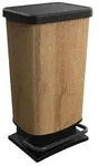 Rotho Abfalleimer 40 L Paso - Treteimer Geruchsdicht - Abfallbeh&auml;lter 35,3 x 29,5 x