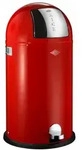 WESCO Tretabfalleimer 177731-02 KICKBOY in Rot mit 40 Liter Volumen / Abfallsammler /