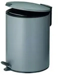 5-liter-treteimer aus grauem material Kela line 23700