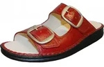 Finn Comfort Damen Pantoletten in Rot, Gr&ouml;&szlig;e 38 - Rot - 38