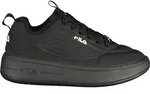 Damen Sportschuh Schwarz mit Stickerei und Schn&uuml;rsenkeln - Schwarz - 37