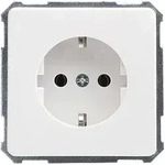 Elso Steckdose rw o.Krallen, 16A 225054 - Wei&szlig;