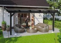 Terrassen&uuml;berdachung SKAN HOLZ Ancona 541 x 250 cm anthrazit