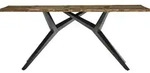 SIT M&ouml;bel Esstisch 240 x 100 cm aus Altholz | 40 mm starke Tischplatte bunt...