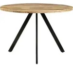 vidaXL Esstisch 110x75 cm Massivholz Mango - Braun