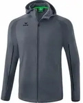 erima LIGA STAR Trainingsjacke mit Kapuze 104 slate grey/schwarz - Grau - 104