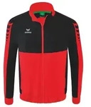 Erima Six Wings Pr&auml;sentationsjacke Rot/Schwarz - Rot - S