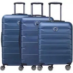 Delsey Delsey Paris Air Armour - 4-Rollen-Trolley Set 3tlg. erw. - Blau