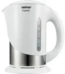 Zelmer ZCK7630W, 1,7 l, 1850 W, Silber, Wei&szlig;, Kunststoff, Wasserstandsanzeige,