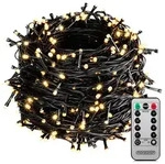 MONZANA&reg; 400 LED Lichterkette 40m mit Fernbedienung Timer Innen Au&szlig;en 8 Modi