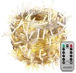 MONZANA&reg; 400 LED Lichterkette 40m mit Fernbedienung Timer Innen Au&szlig;en 8 Modi