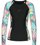 LASCANA ACTIVE Bade-Shirt Layne schwarz-bedruckt Gr&ouml;&szlig;e 34 - Schwarz - 34