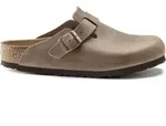 Kaufen Sie die Birkenstock Boston Fettleder Tabacco Brown mit normalem Fu&szlig;bett...
