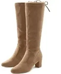 LASCANA Schlupfstiefel Schlupfboots, Slouchy Boots, Slip-On, sand Gr&ouml;&szlig;e 36 - Beige