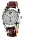 ETT Solar Drive Funk Herrenuhr Gobi - EGS-11248-12L - Silber