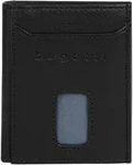 bugatti Geldb&ouml;rse Secure Slim Herren, Damen schwarz - Schwarz