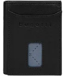 bugatti Geldb&ouml;rse Secure Slim Herren, Damen schwarz - Schwarz