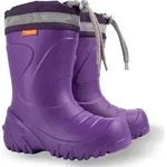 DEMAR Kinder Gummistiefel Winterstiefel Regenstiefel Kinderstiefel Gef&uuml;ttert Lila
