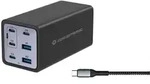 Conceptronic OZUL06BE 6-Port 200W USB-C Ladeger&auml;t - Schwarz