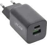InLine Power Delivery + Quick Charge USB Netzteil, 33W Ladeger&auml;t, USB-A + USB-C,