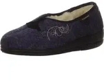 Fischer Markenschuhe D. Hausschuhe in blau, Gr. 36 - Blau - 36
