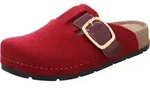 Rohde Damen Pantoffel Hausschuh Filz Clog Schnalle Memoryfu&szlig;bett D.Soave 6012,
