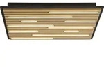 Paul Neuhaus Deckenleuchte Q-AKUSTIK LBH 62x62x6 cm braun Deckenlampe - Bronze
