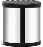 vidaXL K&uuml;chen-Einbau-M&uuml;lleimer Edelstahl 12 L - Silber
